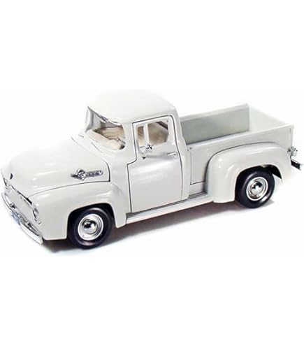 No185 ミニカー1/24 1956 FORD F-100 PICKUP 1956 Ford F-100 Pickup - Red 1:24 Scale | Collectable Diecast